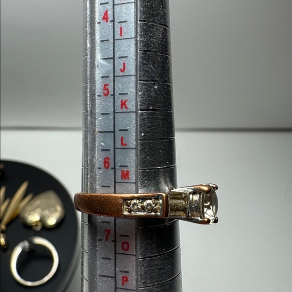 Vintage random lot of Jewelry - rings earrings - Picture 7 of 8